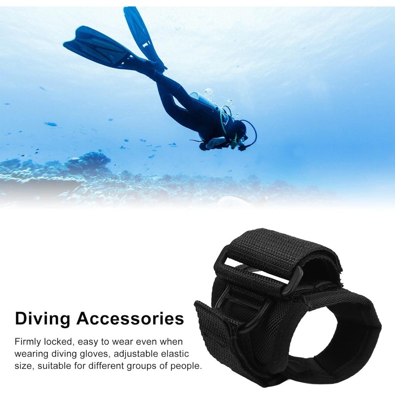 Hominas Diving Flashlight Arm Holder, Flashlight Glove, Nylon Diving Flashlight