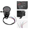 60mm Black Motorcycle Odometer Speedometer Gauge with indicator