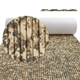 HZCHIONE EVA Foam Flooring 47.24x16.14 in, Camo Marine Mat Carpet Non Slip Deck Boat Flooring for Swim Platform Console Self-Adhesive