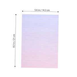 Tofficu Card Making Stationery Kit Envelopes 4 Sets Creative Gradient Envelopes Letter Paper for Greeting Cards Thank You Letter Paper