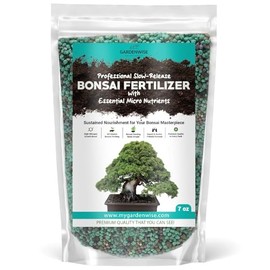 GARDENWISE Slow-Release Bonsai Fertilizer with Essential Micronutrients - Professional Grade Bonsai Tree Fertilizer Pellets | Perfect Food for Indoor & Outdoor Bonsai Trees (8 OZ)