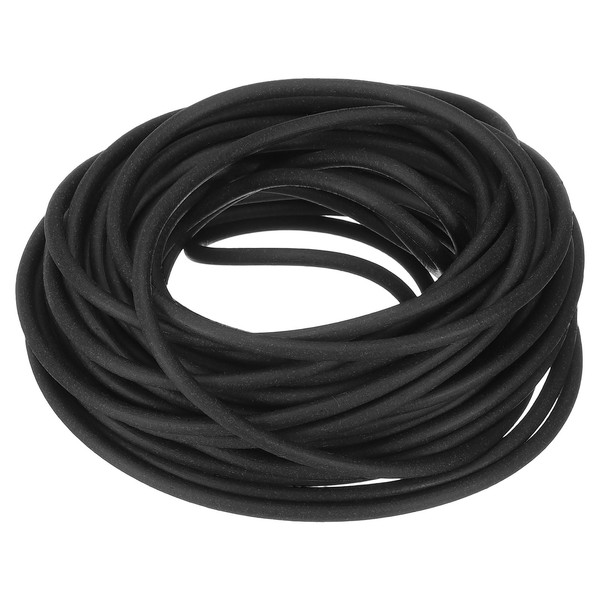 uxcell Silicone Foam Seal Strip, 3.2mm(0.13") Dia 8.5 Meters(27.89 Ft)