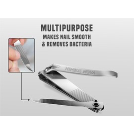 Nimbus Nova Nail Clipper Set – Premium Stainless Steel Fingernail & Toenail Clippers for Men & Women | Sharp, Curved Blades | Travel-Friendly, Gift-Ready