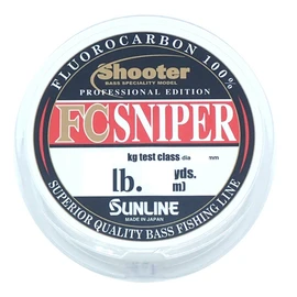 Sunline Fluorocarbon Line Shooter Sniper 60m 25lb Natural Clear