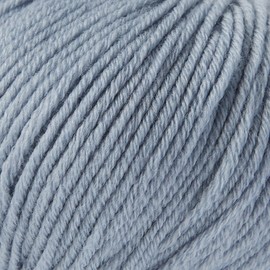 Gisimo 100% Merino Wool Yarn, 6-Ply Luxurious and Soft Yarn for Hand Knitting & Crocheting, 1.76 OZ/50g, 127 yds/116 Meters (Morandi Blue, 1 Ball)