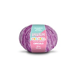 Circulo - Amigurumi Pelucia Yarn, Special Velvet Chenille Yarn for Amigurumi and Blanket, 144 yds, Worsted (6614 - Alfazema)