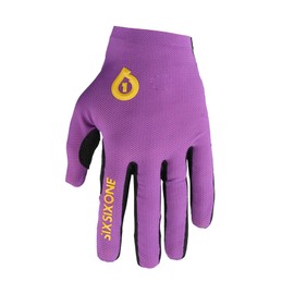 SixSixOne 661 Raji Cycling Gloves Lightweight Full-finger Unisex - Purple X-Large