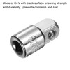 sourcing map 4pcs Impact Socket Adapter 1/4" 3/8" 1/2" Cr-V
