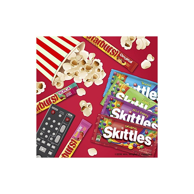 SKITTLES & STARBURST Full Size Variety Mix for Christmas Candy