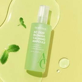 듀이트리 [듀이트리] 에이씨 딥 흔적 진정 앰플 기획세트(60ml+패드2매*3) [Deeptree] AC Deep Trace Soothing Ampoule Gift Set (60ml + 2 pads x 3)
