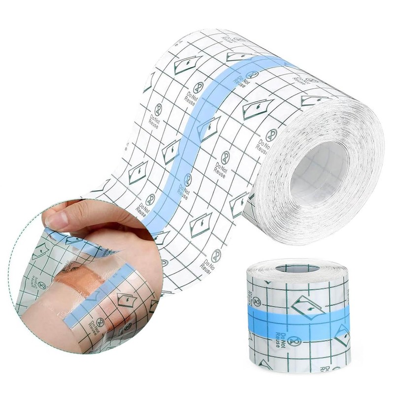 2 Rolls Transparent Stretch Adhesive Bandage, BetterJonny Waterproof Clear Protective