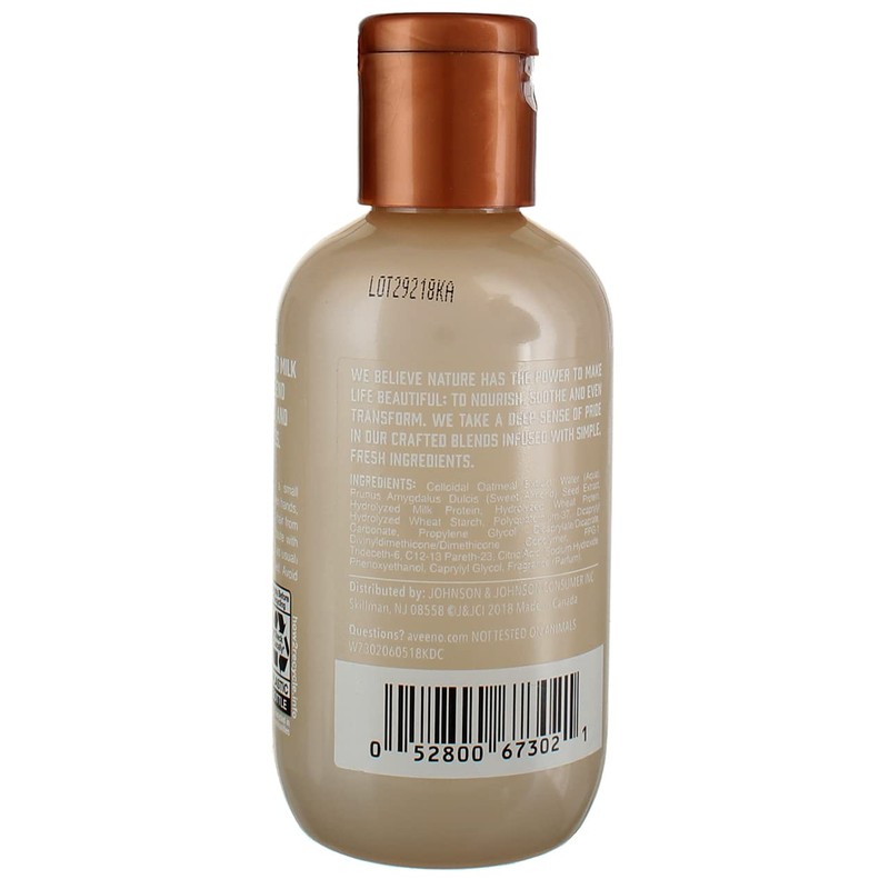 Aveeno Oat Milk Leave-In Hair Conditioner Treatment, 3.3 fl oz