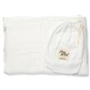 Fibre For Good Cotton Muslin Blanket, White