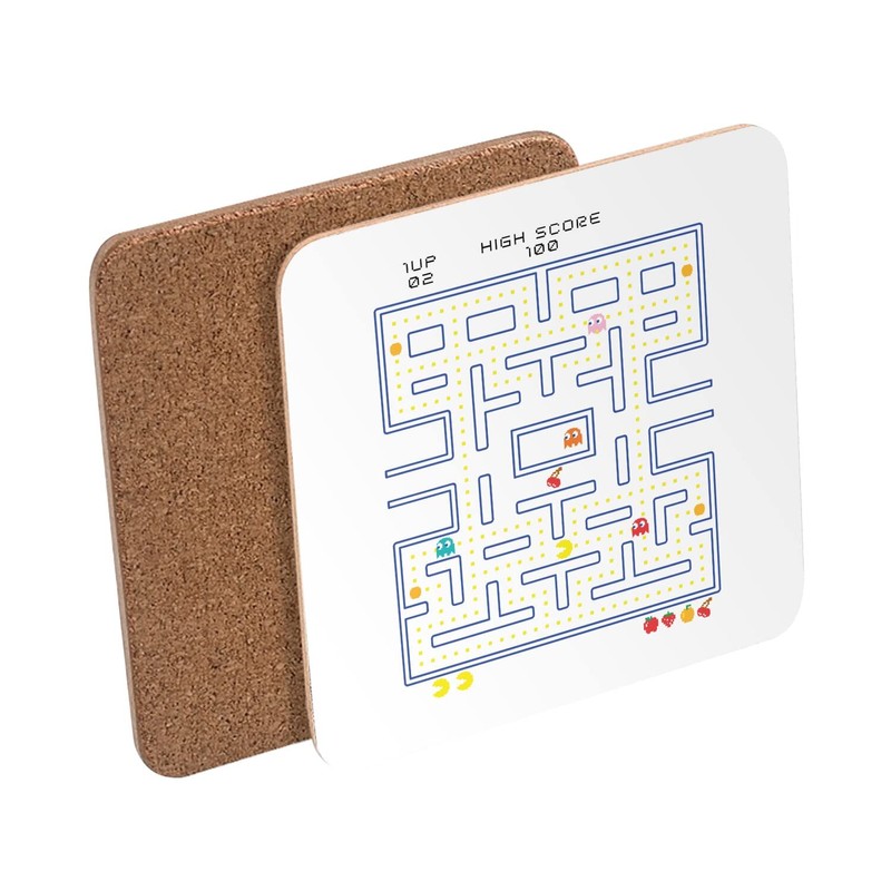 Cork Coaster - Level Video Games Retro 8 Bit Arcade