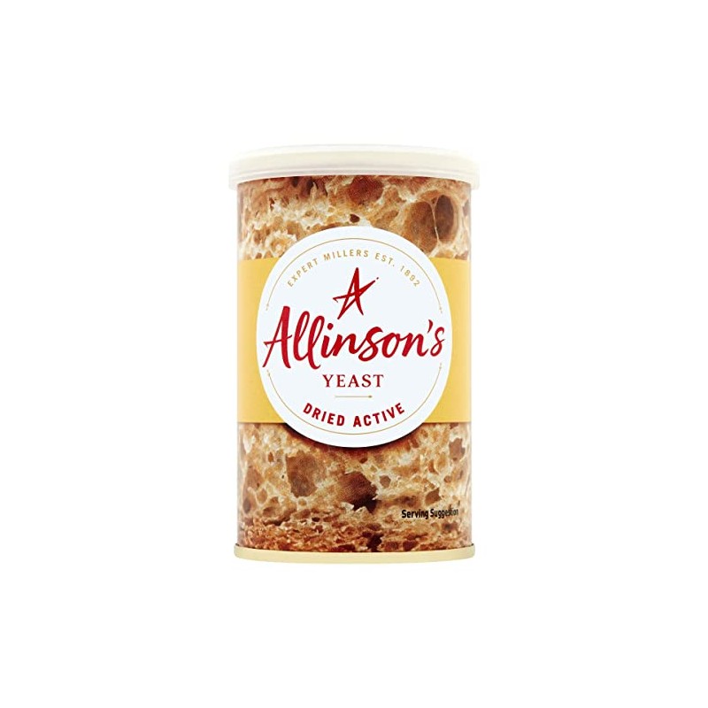 Allinson Dried Active Baking Yeast - 2 x 125gm
