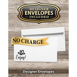 2025 Peel and Stick Magnetic Business Card Calendars, Box of 100, Includes Envelopes, Mail for 1oz Rate, Great Sales Marketing Tool (Happy New Year)