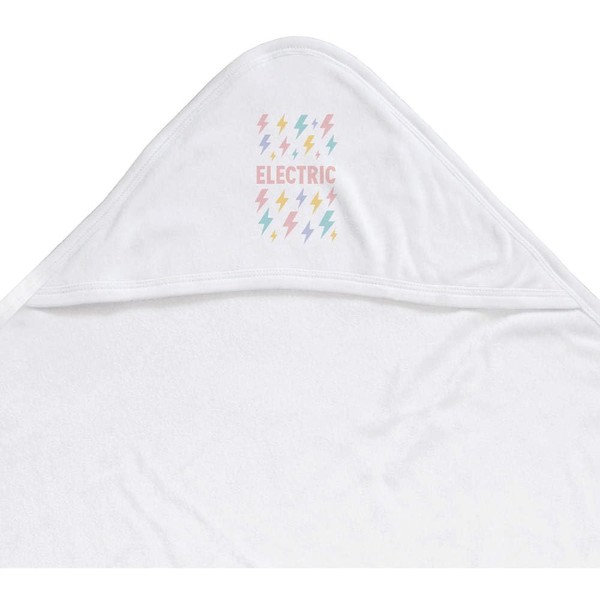 Azeeda 'Electric' Baby Hooded Towel (HT00034791)