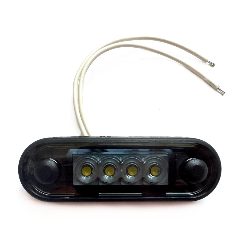 MelTruck® 2x LED Marker Light Outline Light Dark E9 for