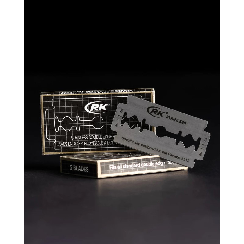 Henson Shaving RK Shaving Stainless Razor Blades (100)