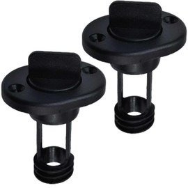 2 Pieces Transom Marine Drain Plug Boats with O-Ring Fits 1 Inch Hole for Retaining Screws for Boats Yacht Kayak Canoe