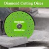 6 Pack 4 in Diamond Saw Blade, 1 mm Ultra-Thin