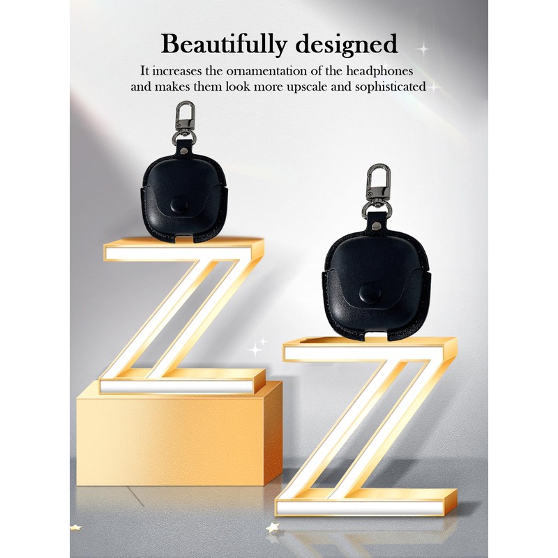 Case for SHOKZ New OpenFit 2 Earbuds,Soft Protective,BOVUGAC Premium PU