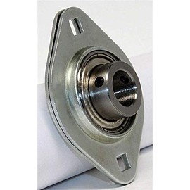 VXB Brand SBPFL205-16 Pressed Steel Housing Bearing 2-Bolt Flanged Mounted Type: Pressed Steel Housing Unit Bolt Size: 5/16" Basic Load (Cr): 14 KN