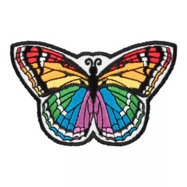 PatchStop - World's Largest Patch Store Rainbow Monarch Butterfly Patch, Butterfly Patches