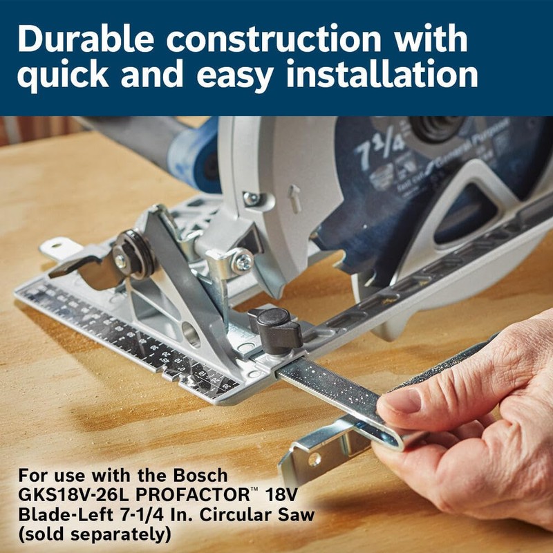 BOSCH GKSLPG Rip Fence Attachment for Bosch GKS18V-26L Circular Saw
