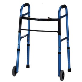 Folding Walker Color: Blue