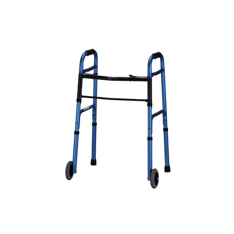 Folding Walker Color: Blue