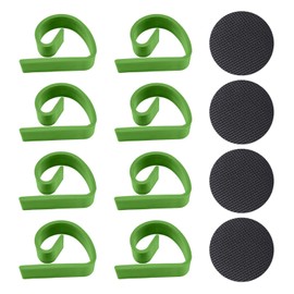 USHXVG 8Pcs Outdoor Tablecloth Clips, 4Pcs Table Leg Pads, Tablecloth Fixing Clips, Tablecloth Hooks, Non-Slip Tablecloth Clips, Tablecloth Cover Clips