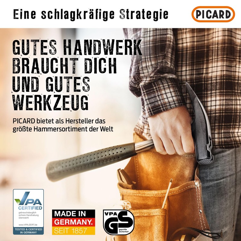 'Picard 75.016 Roofing Hammer 600 S 600 GM Roughened