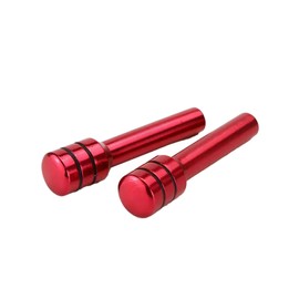 Alpha Depot Door Lock Pin, Door Lock Knob, Pin Replacement, Suzuki Jimny, Mini Car, Light Tiger, Universal Use, Custom Parts, Replacement, Easy Installation (Red x 2)