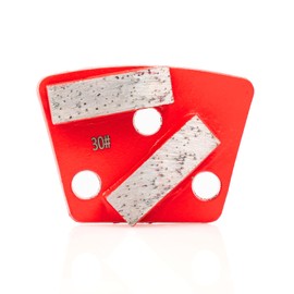 6PCS Trapezoid Diamond Grinding Disc, 30 Grit Metal Bond Floor Grinding Pad for Concrete Grinders – Concrete Floor Grinder Disc