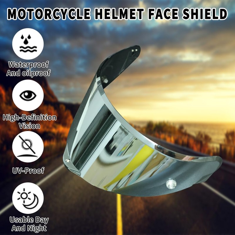 AGV Pista Corsa Gprr Visor Commpatible with Pista/GPR/GPRR/Corsa/Race3 for Day