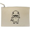 'Cute T-Rex' Canvas Clutch Bag/Accessory Case (CL00040836)
