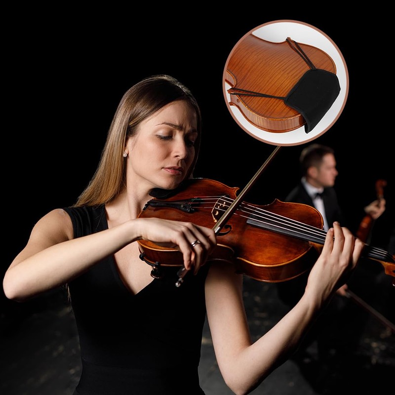 Violin Chin Rest Pad Cover 4/4 Violin Shoulder Rest Violin