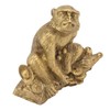 Brass Monkey Statue Chinese Zodiac Handmade Home Decor Collectibles Figurine