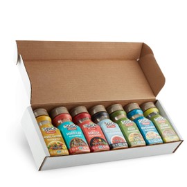 iSpice-Spices and Seasonings Sets Includes Middle Eastern Moroccan Harissa Ras El Hanout Asian, Mediterranean Zaatar Seasoning herbs, spices & seasonings Spice Gift sets 7 pack Middle Earth Fire