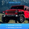 Nilight Window Visor Compatible with Jeep Wrangler JL/Jeep Gladiator 2018
