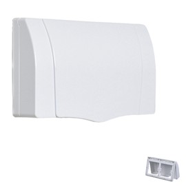 1 Pcs Plug Socket Covers UK, Socket Covers Plug Covers for Sockets UK Universal Plug Socket Cover, Plug Socket Covers Switch Protector Box for Home Safety Baby Pet Safety Plug Covers (White)