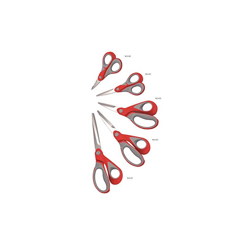 Kleiber 92307 Craft Scissors, Steel, Red, 152 mm