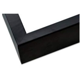 Ambiance Gallery 8x10 Wood Picture Frame for Stretched Canvas, Artist Panels and Art Boards, Single, Black