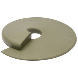 WAGNER Door Stop Olive - Diameter 110 x 15 mm, High-Quality Plastic, Olive Green, for Pushing and Clamping, Fixes the Door, Protects Door and Wall - Design Award - 15697801