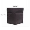 Backflow Preventer Insulation Cover Black 24 x 24in Backflow Preventer