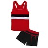 Uhnice - Traje de baño tankini de dos piezas con