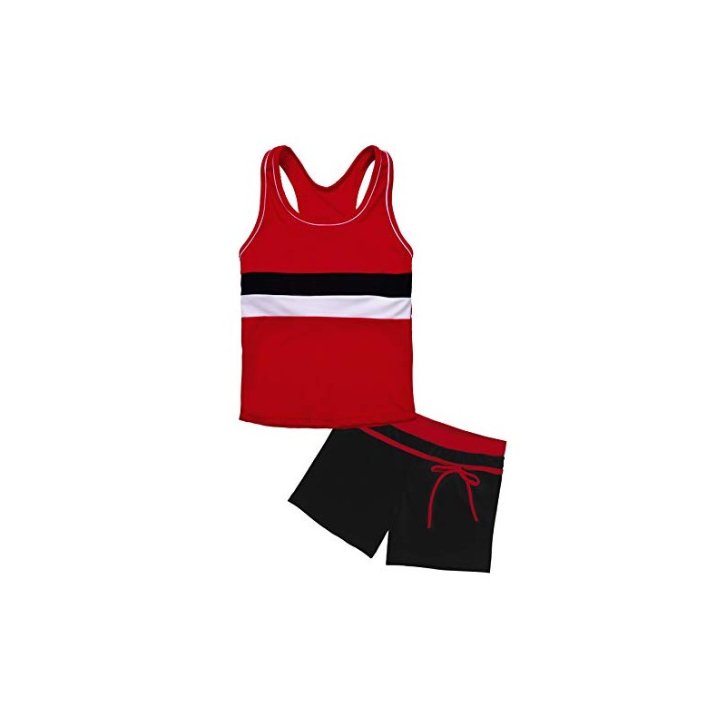 Uhnice - Traje de baño tankini de dos piezas con