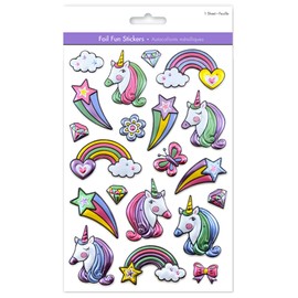 AoneFun Unicorn Stickers for Kids Cool Stickers Puffy Stickers Girl Stickers Unicorn Scrapbook Stickers Unicorn Craft Stickers Embellishments 3D Dimensional