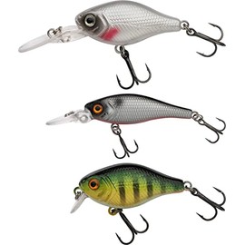 Berkley Pulse Racer Fishing Lure, High-Speed Hard Bait for Asp, Pike, Perch & Predators, Long Casting with S-Curve Action, Ideal for Freshwater & Fast-Current River Fishing Anglers, 7cm, Perch